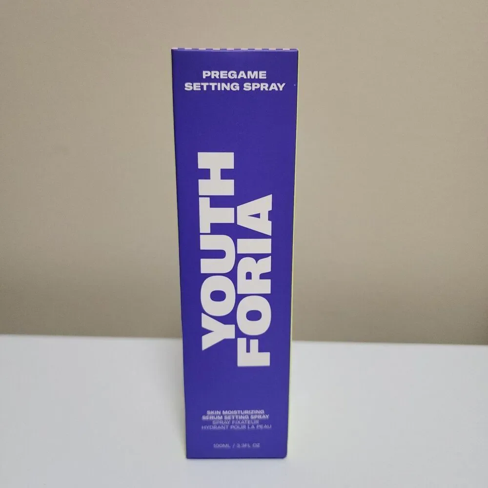 NIB Youthforia Pregame Setting Spray - Skin Moisturizing Serum Mist (3.38 oz)